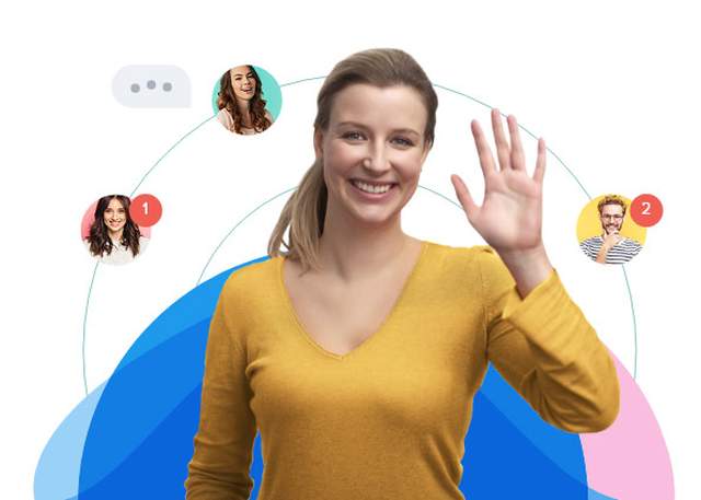Chat with website visitors