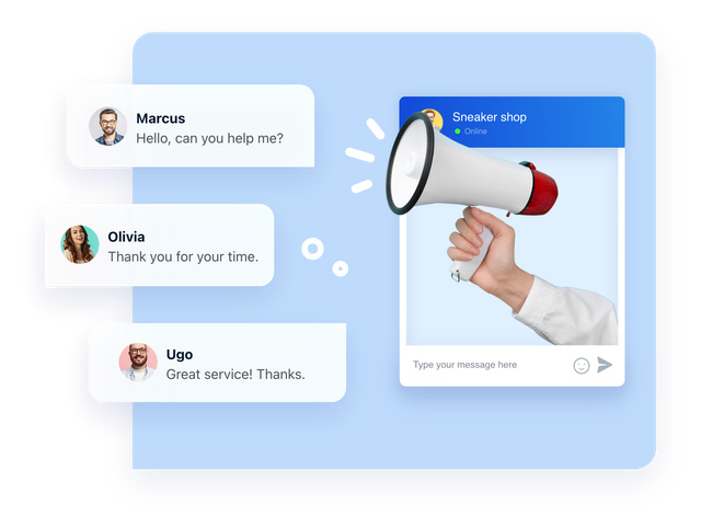 Serve multiple customers at the same time