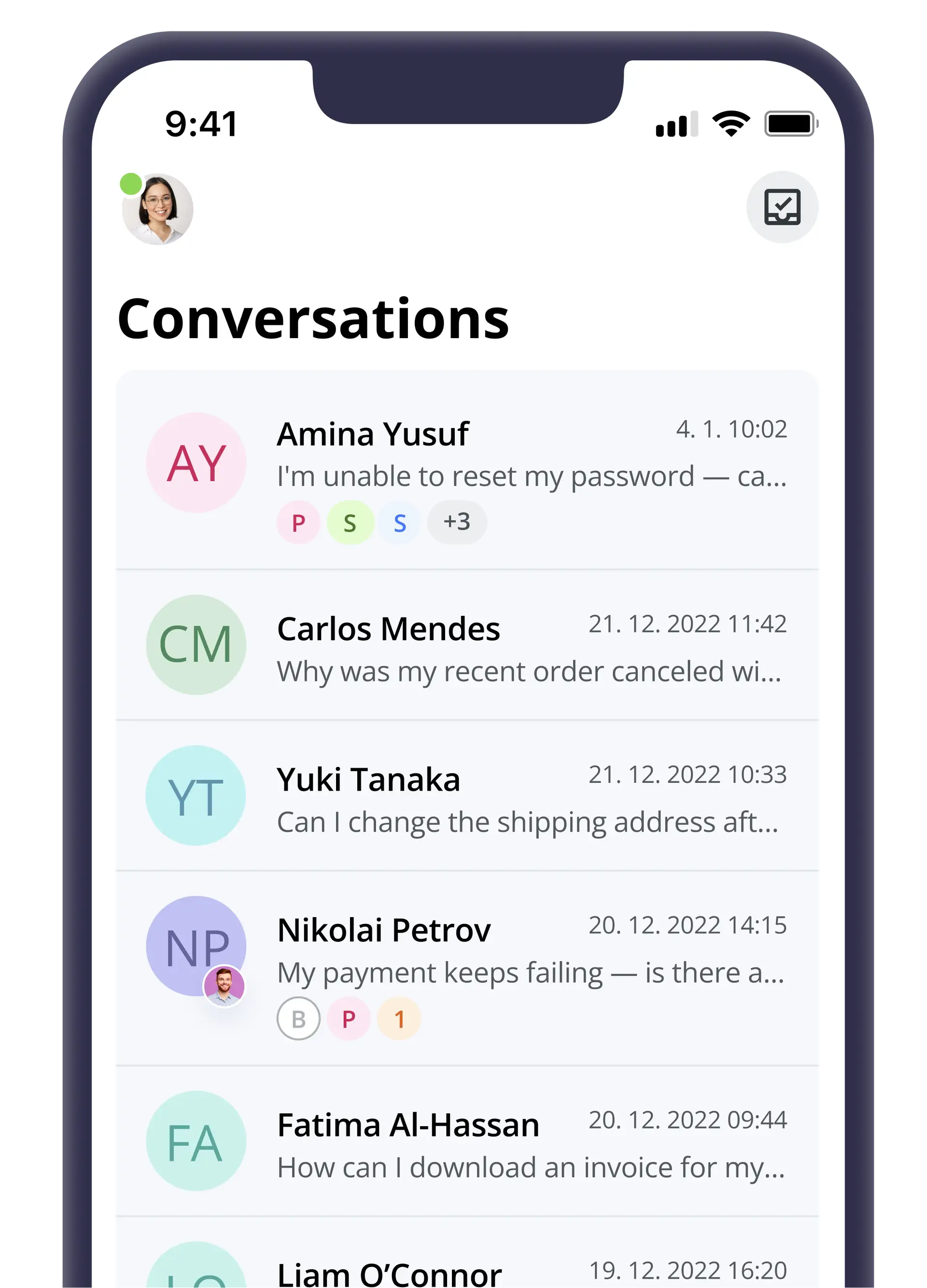 Smartsupp Inbox Mobile