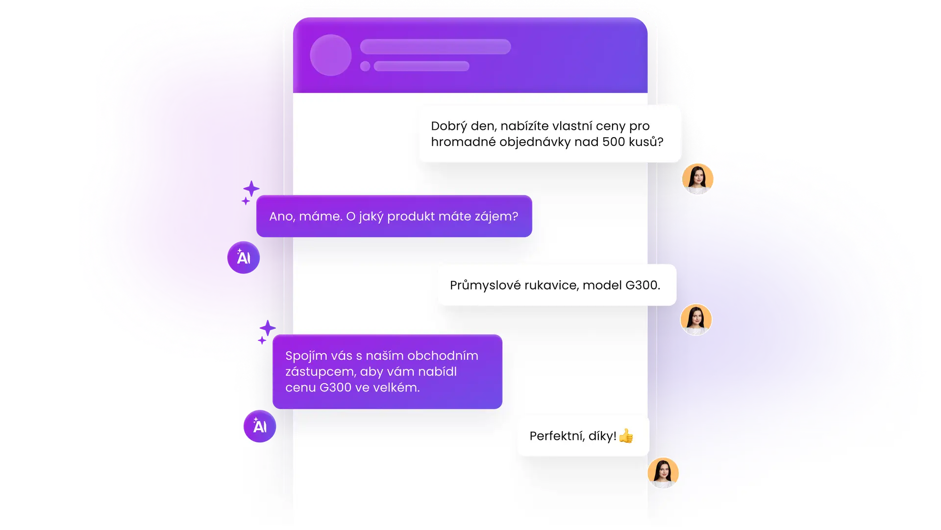 Smartsupp AI asistentka