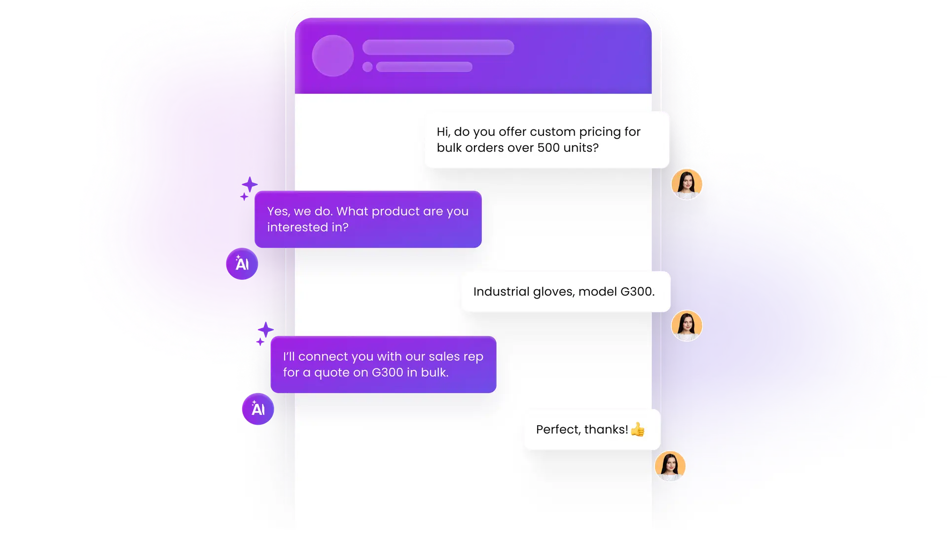 Smartsupp AI Assistant for B2B