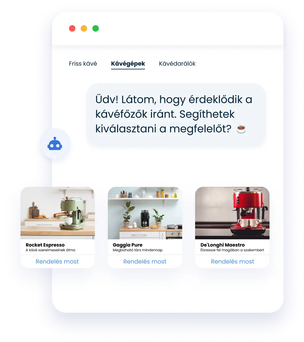 Beszélgető AI chatbot
