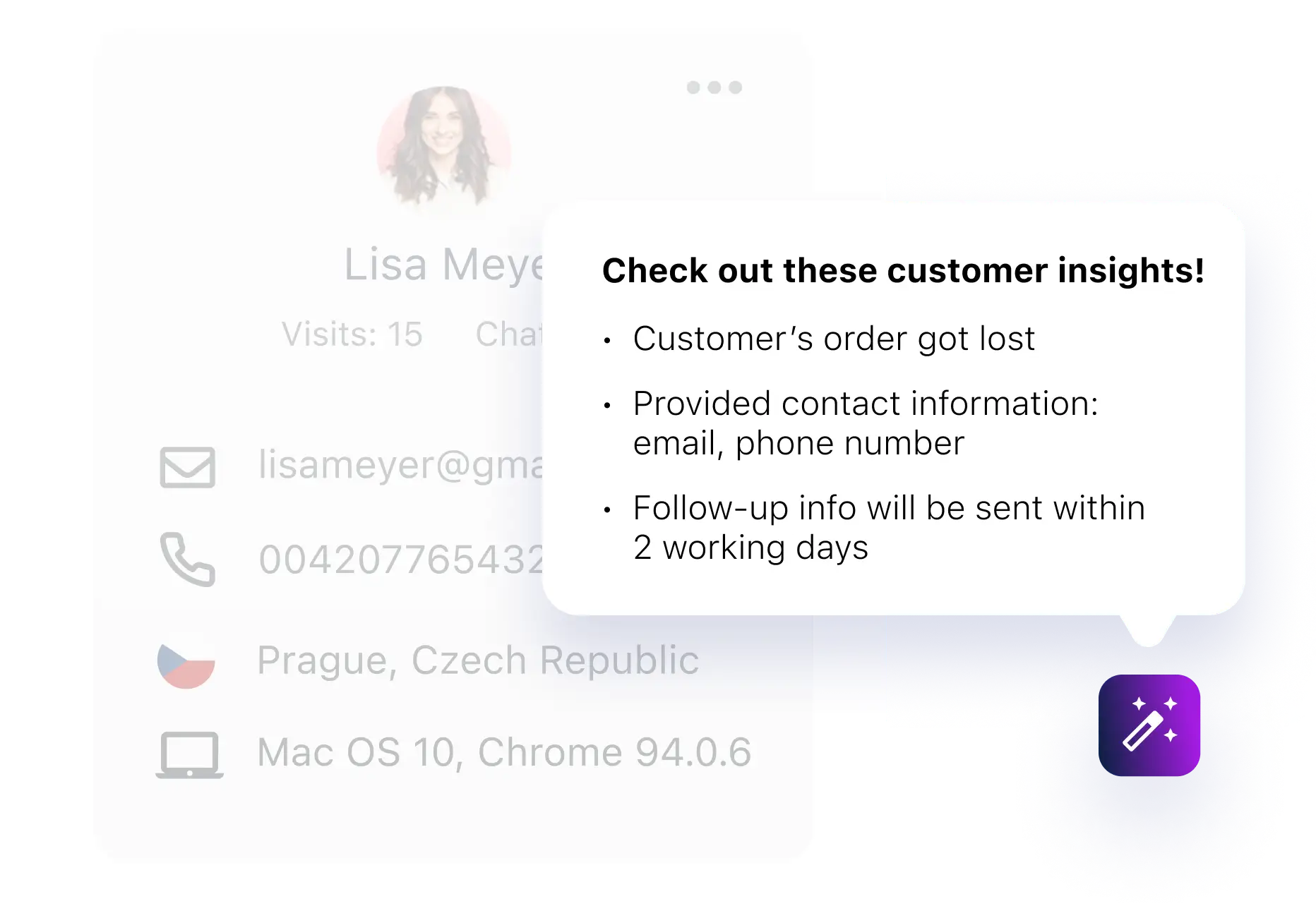 AI chatbot - it is not only for interaction, it also gives you the data