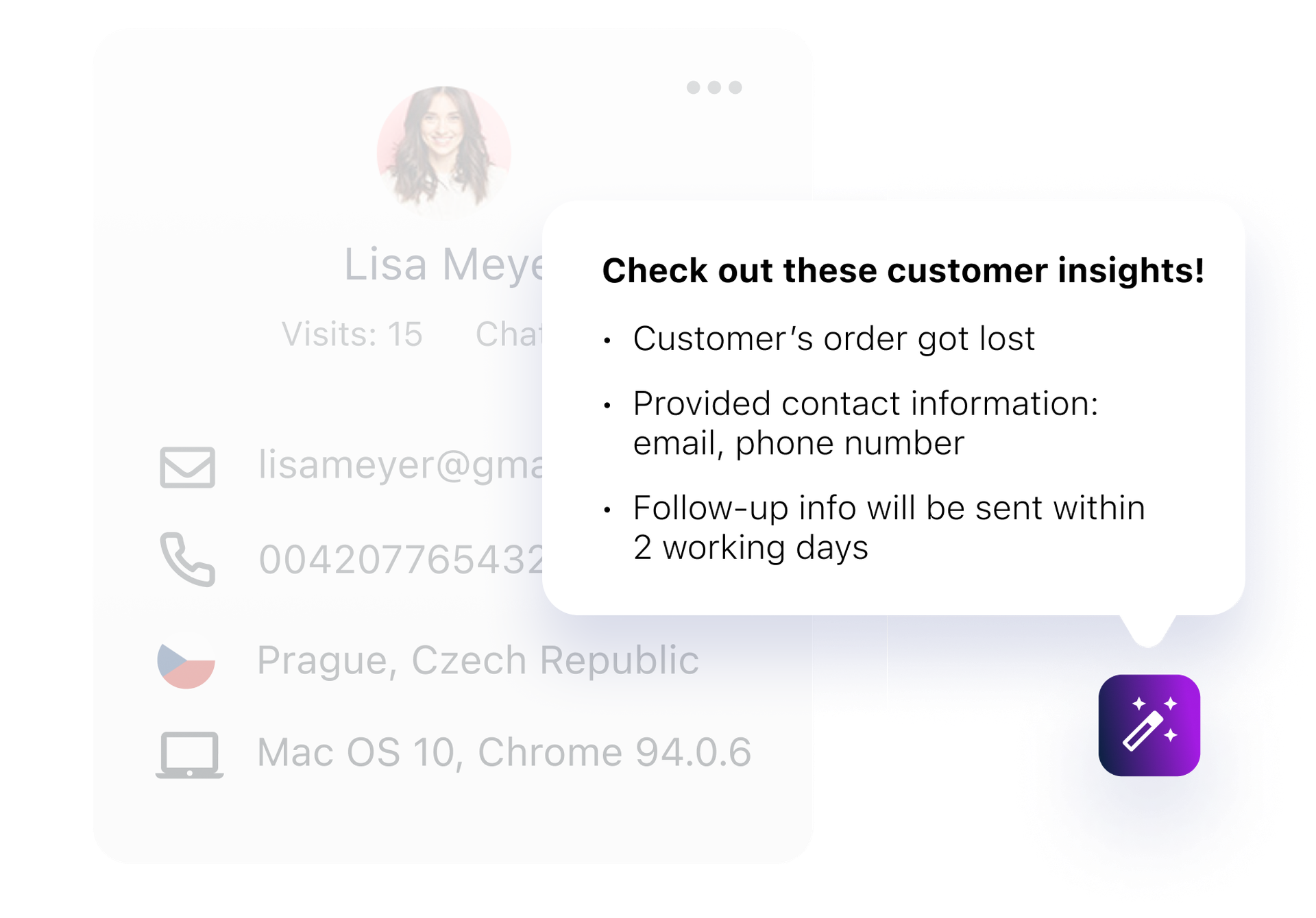 AI chatbot - it is not only for interaction, it also gives you the data