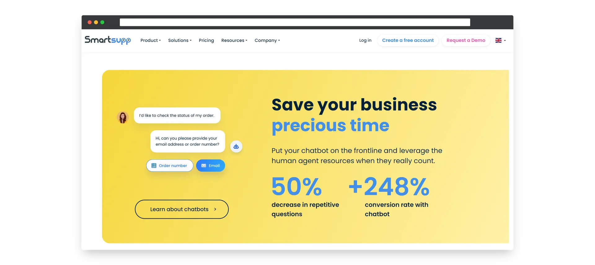 Smartsupp chatbot app