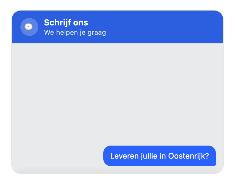Instellingen van het contactformulier in een AI-agent