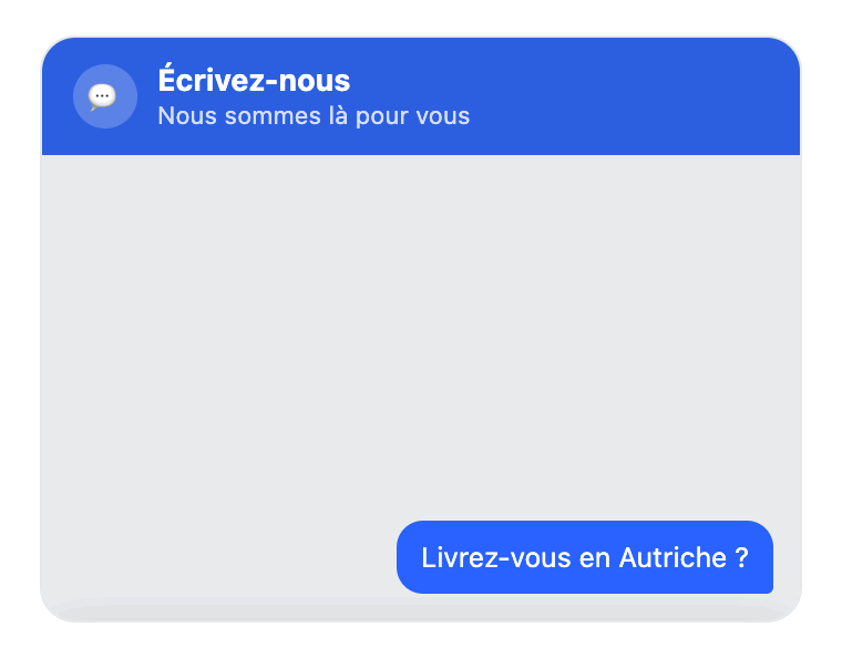 Les paramètres du formulaire de contact dans un agent IA