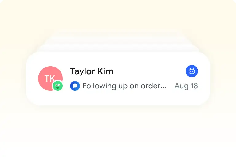 Conversation history