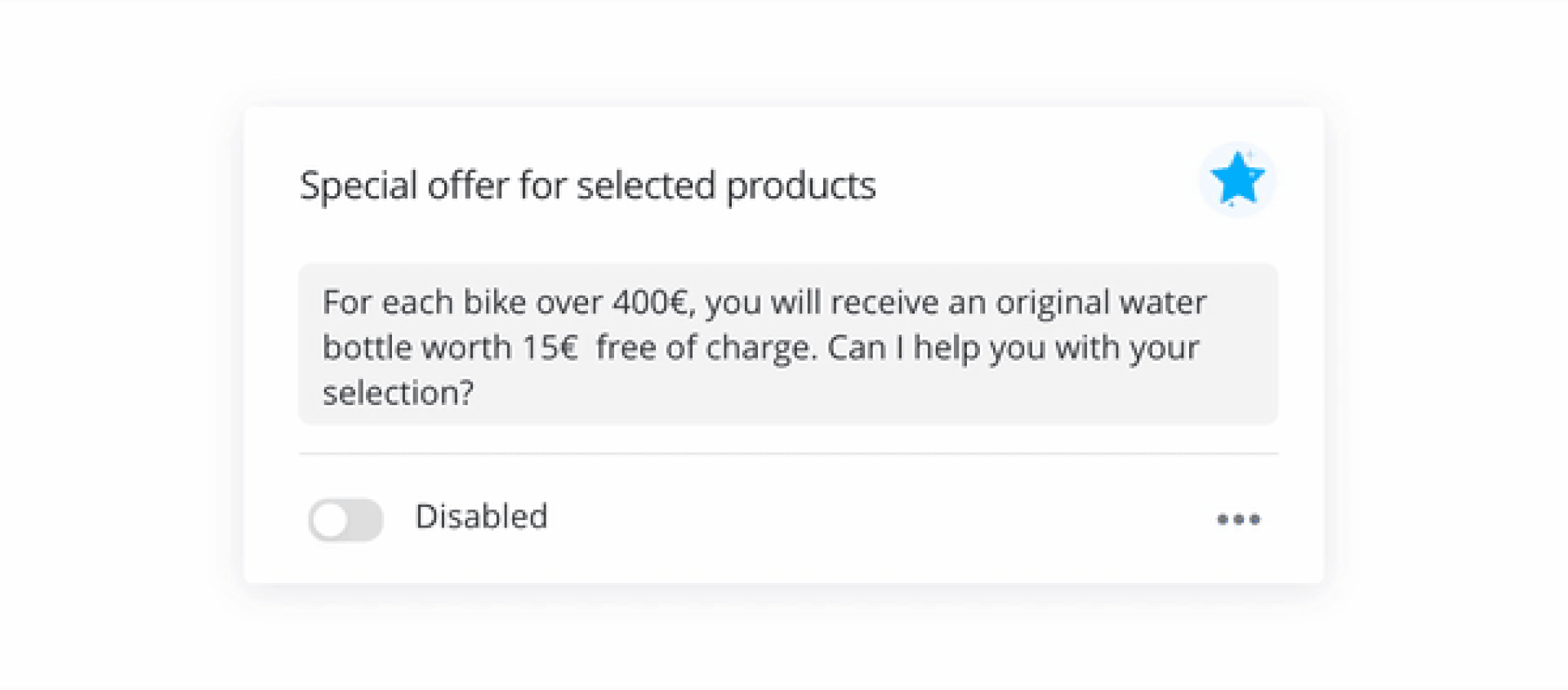 special offer smartsupp chatbot