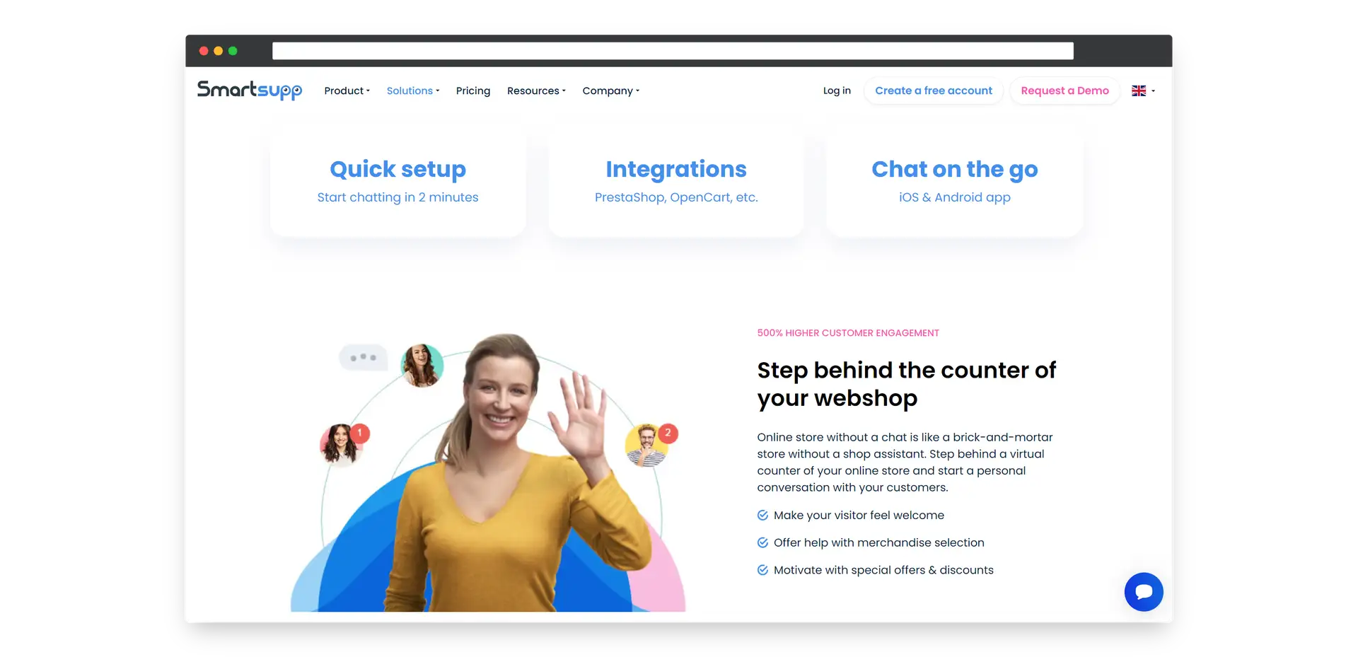 Smartsupp features