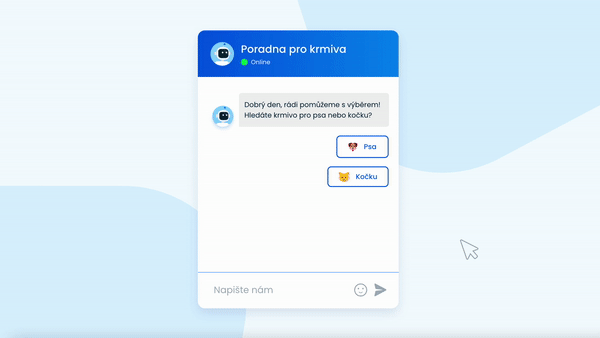 Pokročilý chatbot pomáhá s výběrem produktu