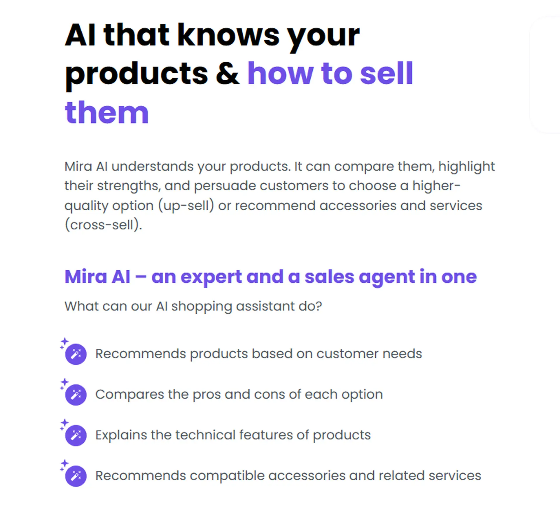 ai in customer service - Mira AI Assistant