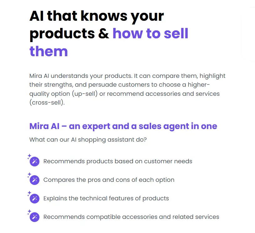 ai in customer service - Mira AI Assistant