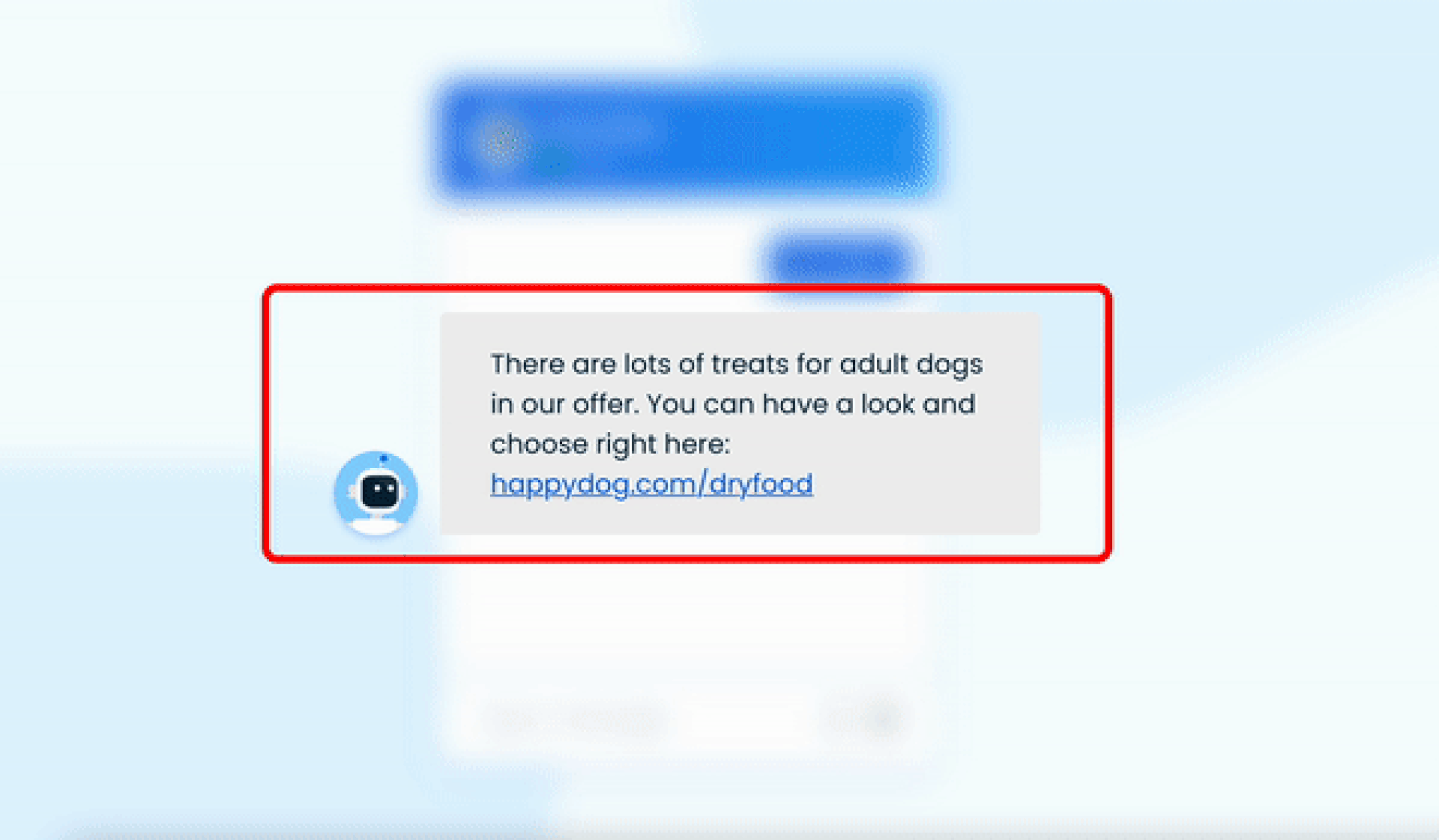 Advanced chatbot resolving user's questions