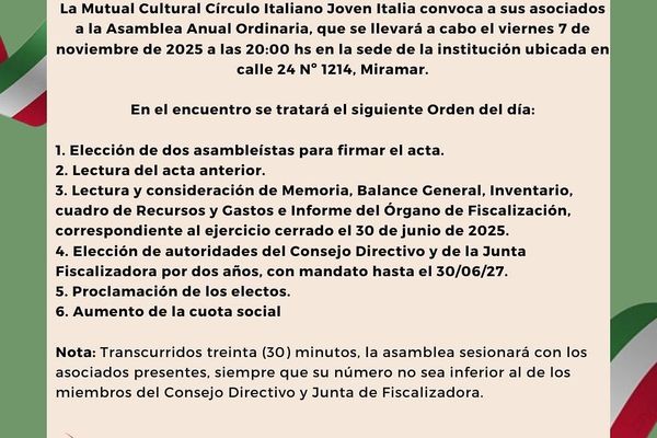 Asamblea Anual Ordinaria 2025