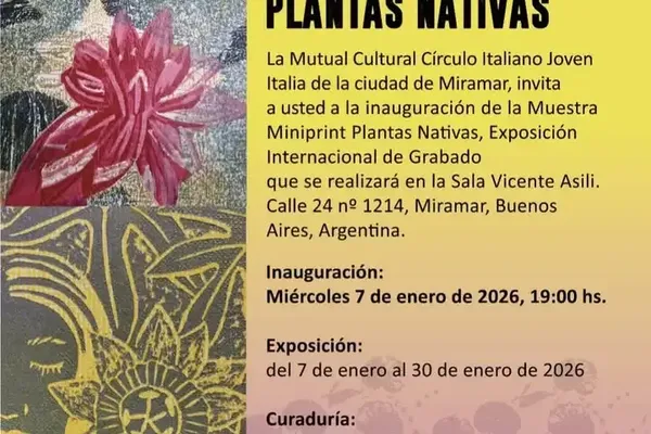 Inauguración Miércoles 7 de enero 2026