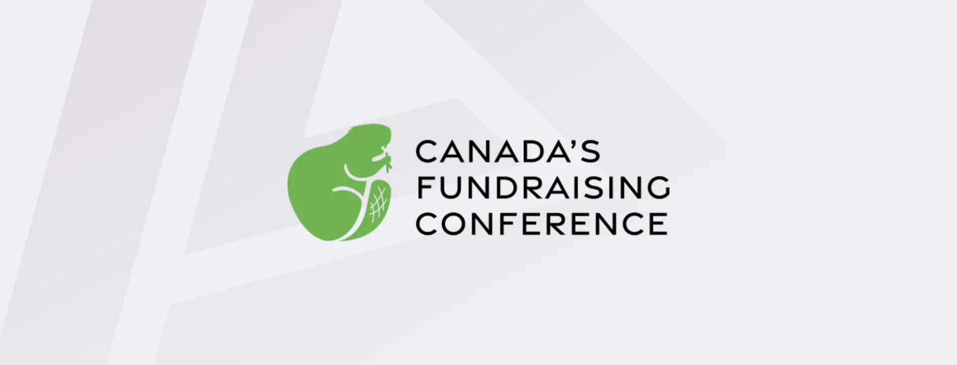 Canada's Fundraising Conference logo on a light Apteco background