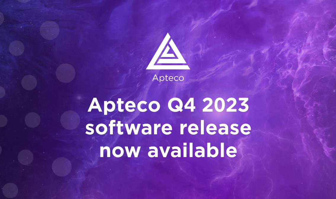 Apteco Q4 2023 software release now available