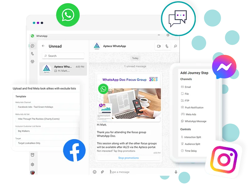 Meta ads and WhatApp messaging