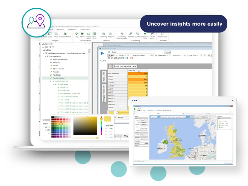Improved visualisations in maps