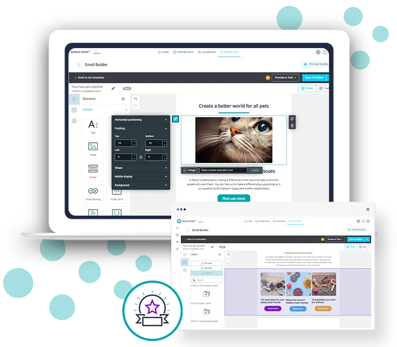 Apteco email - interface