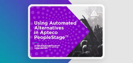 Using Automated Alternatives in Apteco PeopleStage™