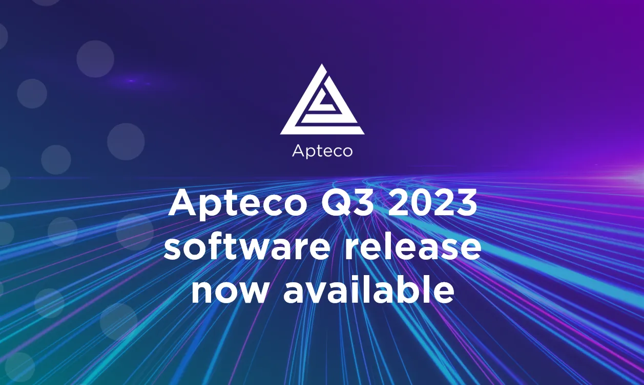 Apteco Q3 2023 software release now available