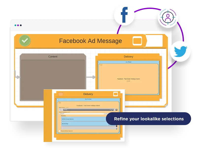 Social audience exclusions