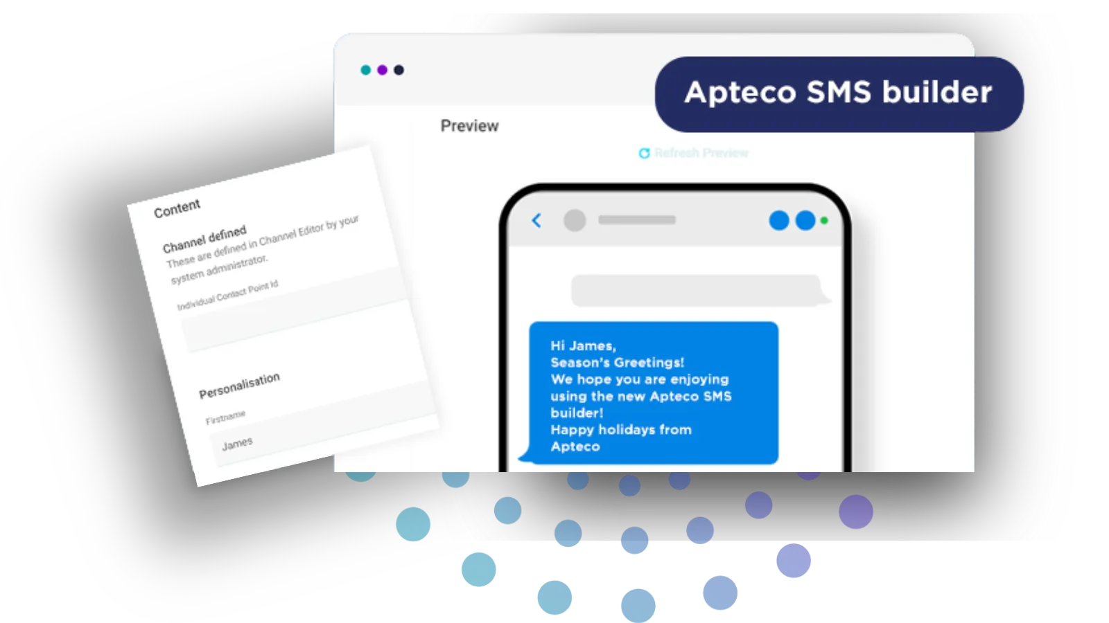 Apteco SMS screenshots