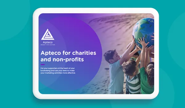 Apteco for charities and non-profits