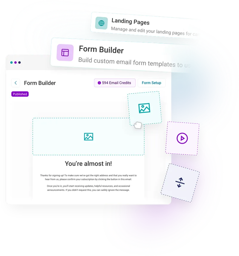 Build landing pages and forms that convert