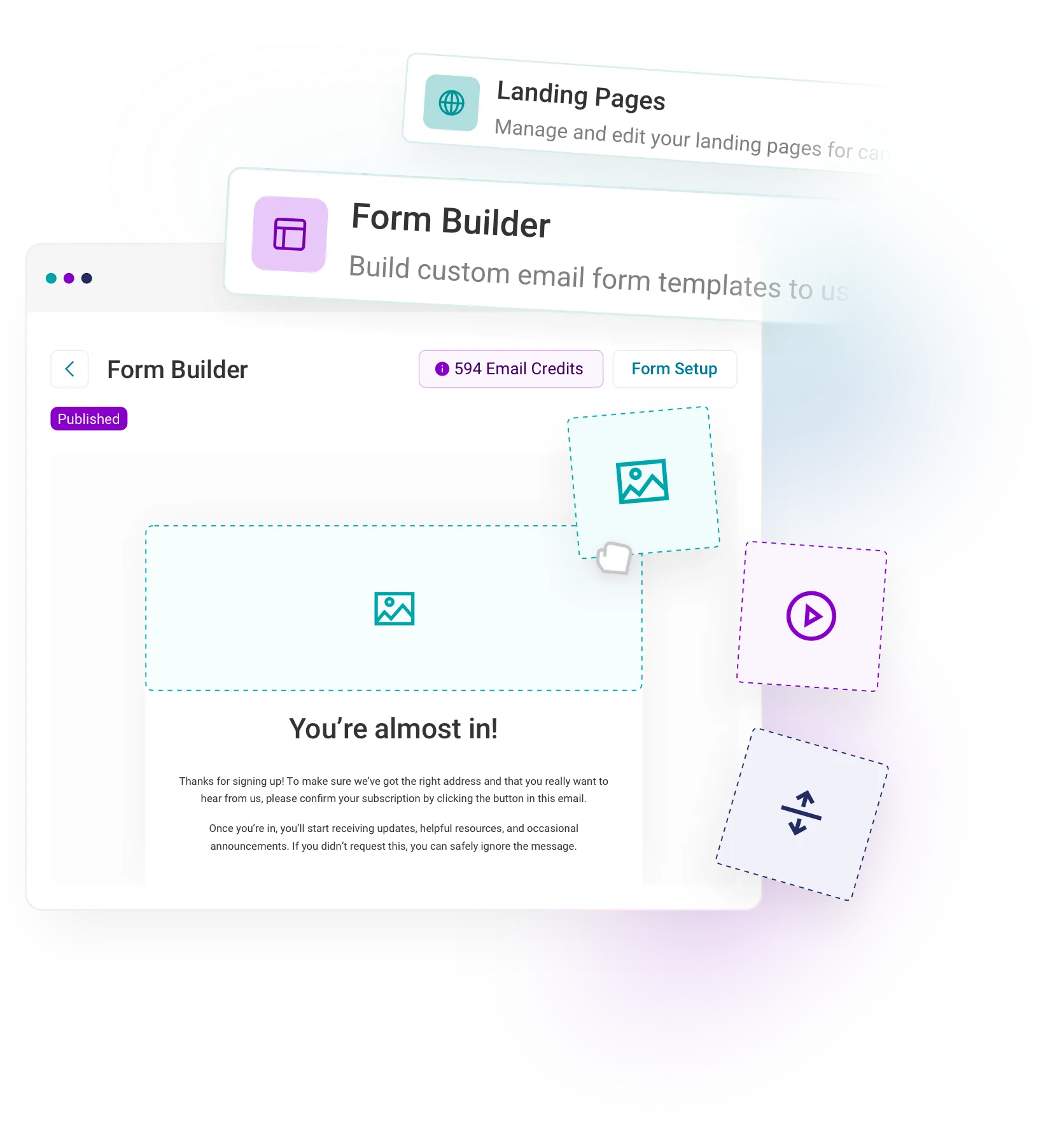 Build landing pages and forms that convert