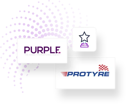 Protyre and Purple Agency logos