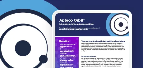 Apteco Orbit platform - Actionable insights, endless possibilities