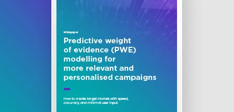 PWE modelling for more relevant and personalised campaigns