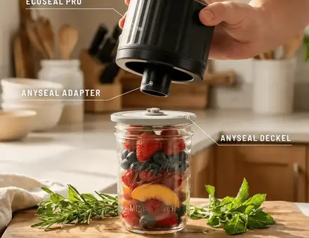 Vakuumierer für fast jedes Glas – Bild 2