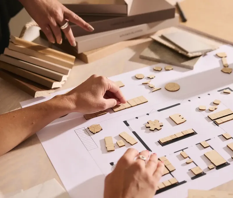 Room Planner aus Holz – Bild 1