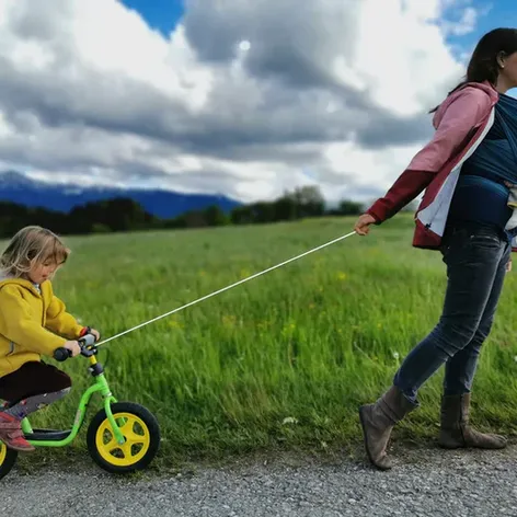 Zughilfe für Kinderfahrräder