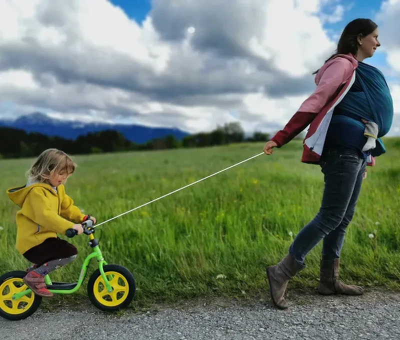 Zughilfe für Kinderfahrräder – Bild 1