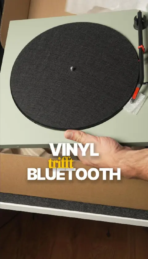 Minimalistischer Plattenspieler – Video Vorschau