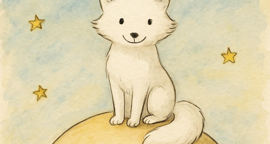 Un renard, une IA et des prompts