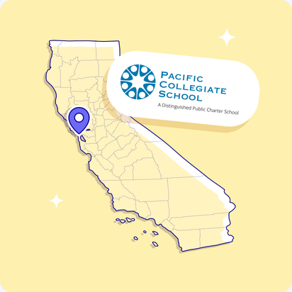 Pacific Collegiate School, on the map of California