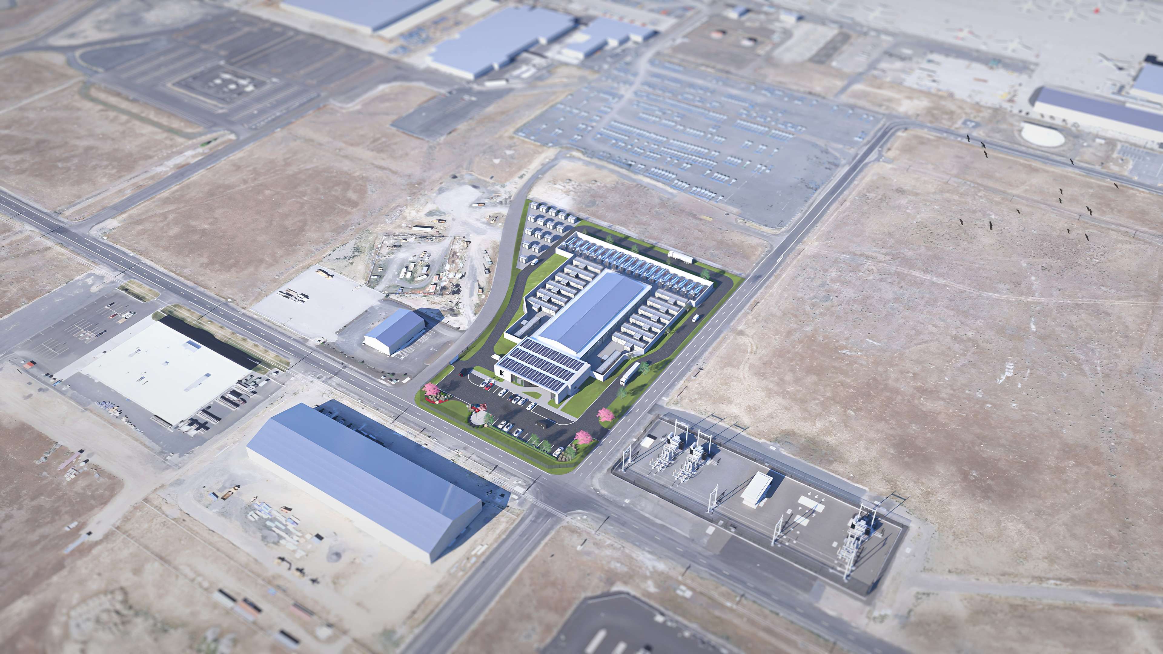 Arieal Shot of Moses Lake