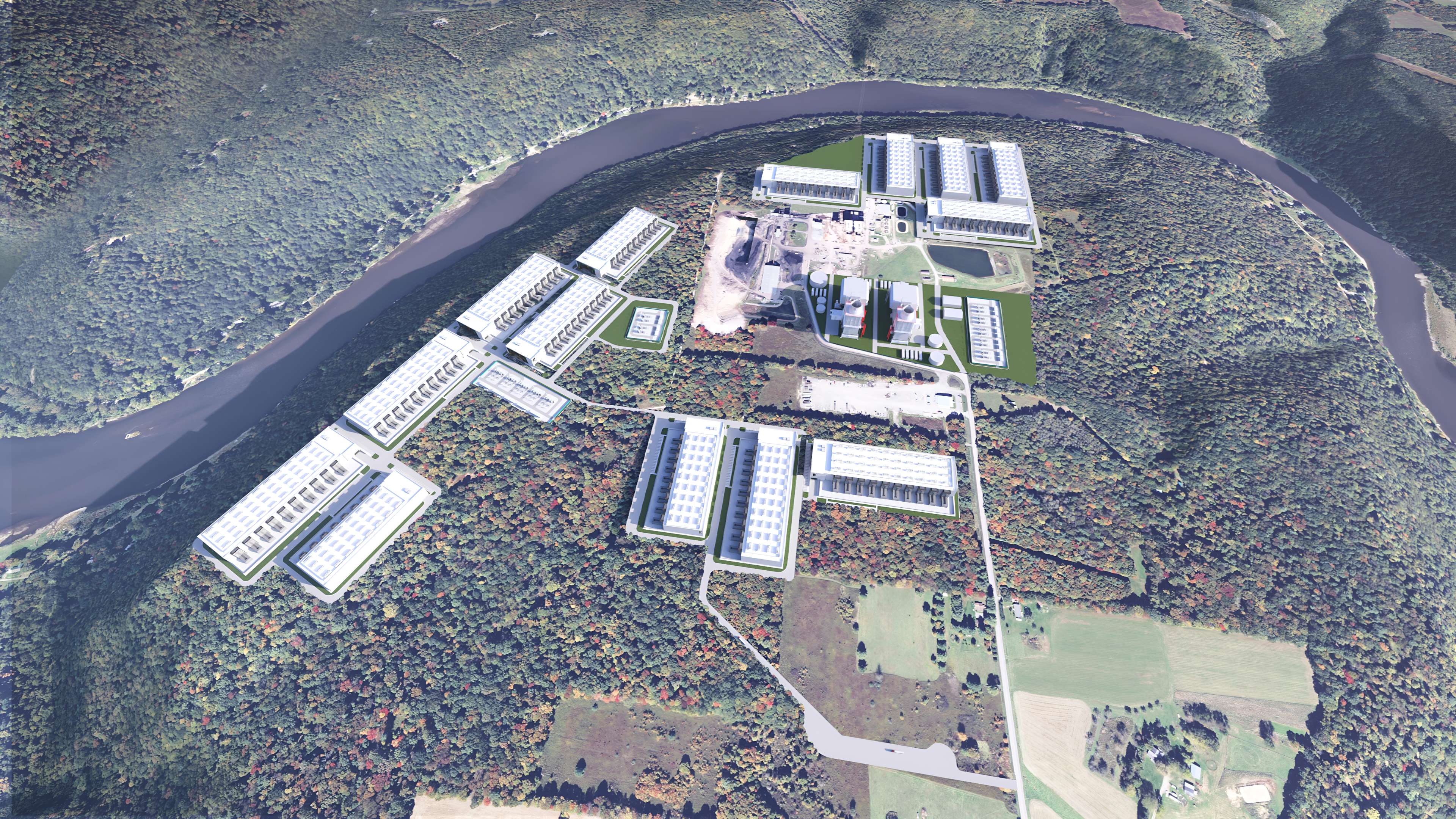 Arieal Shot of Scrubgrass