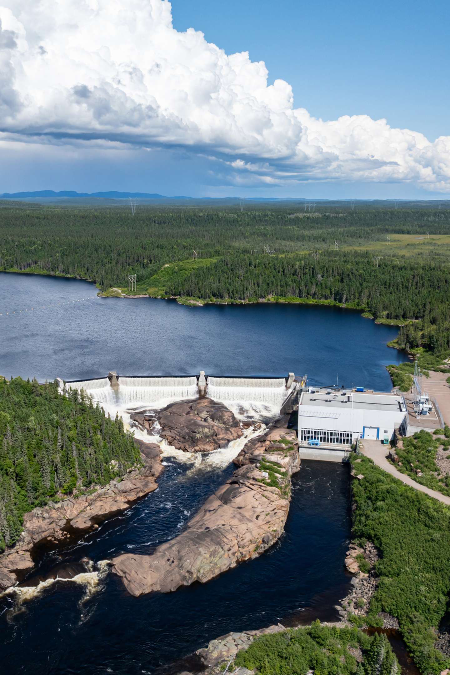 Hydrodam in Quebec