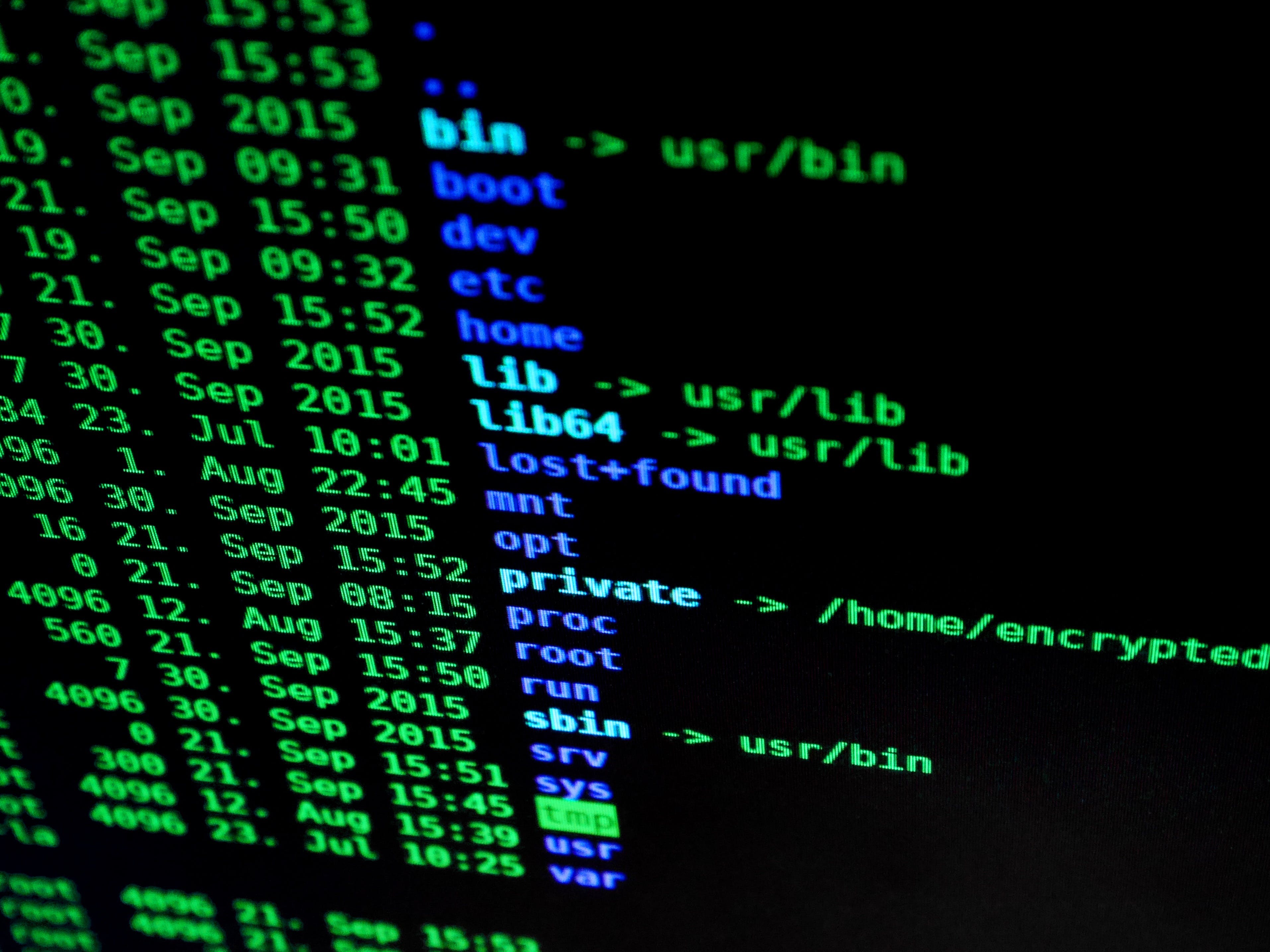 cybersecurity threat on computer screen