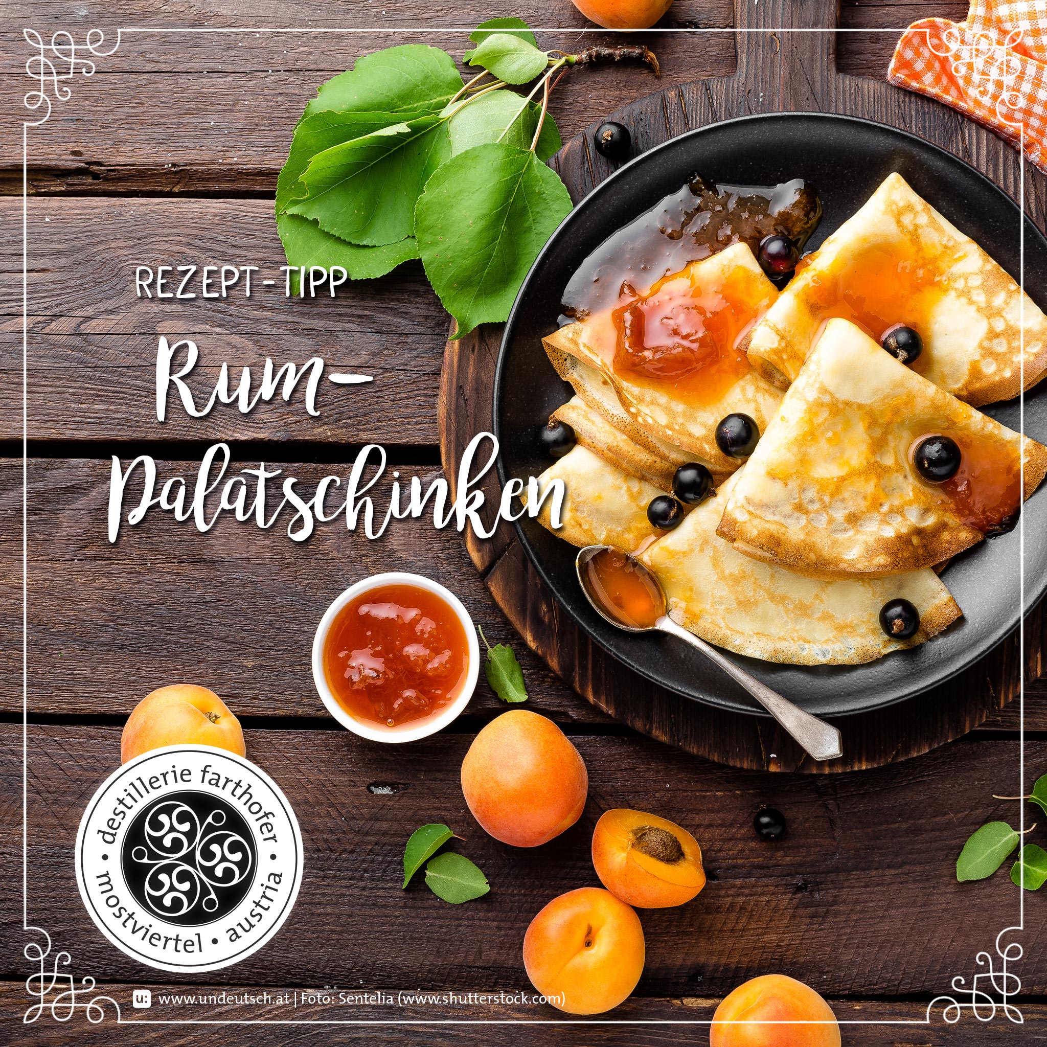 Rezept – Desserts – Rum-Palatschinken