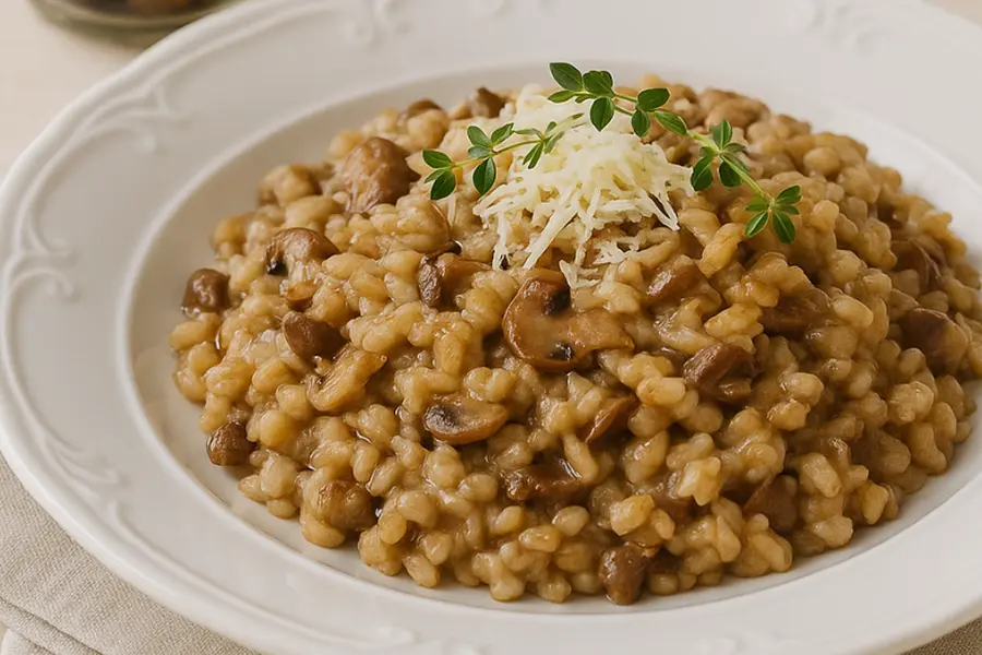 Rezept – Hauptgerichte – Emmerreis-Risotto