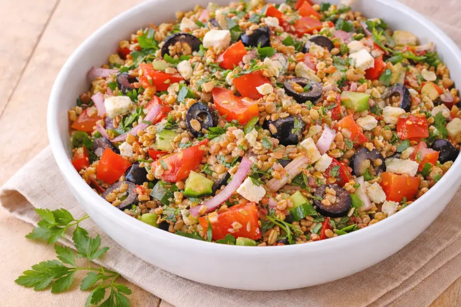 Rezept - Hauptgericht - Einkornsalat