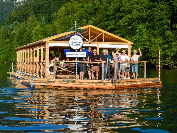 Flossfahrt auf der Enns